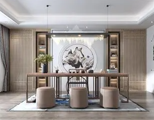 莞城街道新中式风格茶室如何规划设计